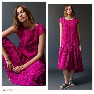 Anthropologie Blythe textured maxi dress